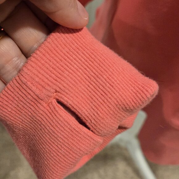 soft as a grape Cape Cod coral pink Sweater turtle neck  large neck sweater L - Picture 4 of 7